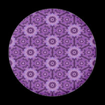 Purple Deco Pattern Magnet by Rajee1 Purple Deco Pattern Magnet