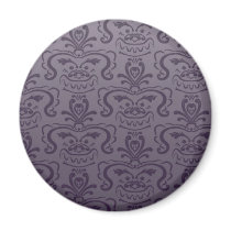 Purple Demon Damask Magnet