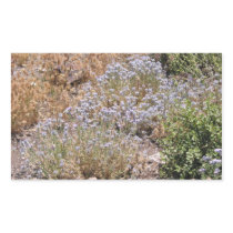 Purple Desert Wildlower Rectangular Stickers