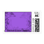 purple design stamp