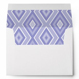 Purple Diamond Trimmed Envelope envelope