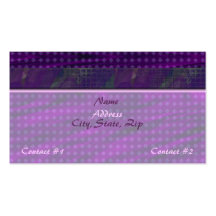 Purple Diamonds Business Card Template