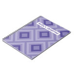 Purple Diamonds Custom Notebook notebooks