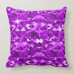 Purple Diamonds Passion Pillow