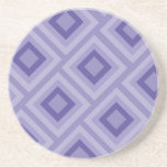 Purple Diamonds Sandstone Drink Coaster coasters