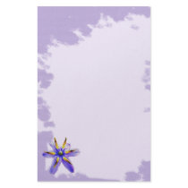 Purple Dianella Flower stationery