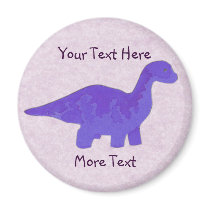 Purple Dino Magnet