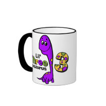 Purple Dinosaur 3rd Birthday Mugs