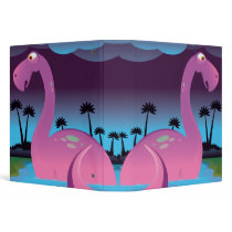 purple dinosaur in lake binders by dooni_notebooks purple dinosaur in lake binders