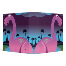 purple dinosaur in lake binders by dooni_notebooks purple dinosaur in lake binders