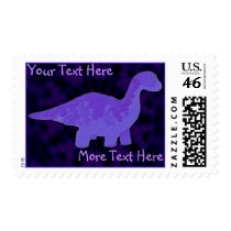 Purple Dinosaur Postage