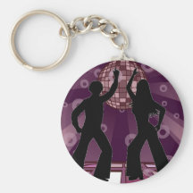 Purple Disco 2 Key Chains