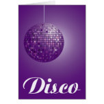 purple disco ball cards