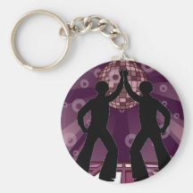 Purple Disco (Guys) Keychains