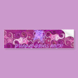 PURPLE DIVAS ROCK! bumper stickers