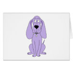 Cartoon Purple Dog
