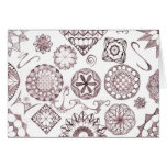 Purple Doodle Card