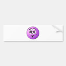 Purple Dot Bumper Sticker