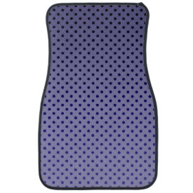 Purple Dots Floor Mat