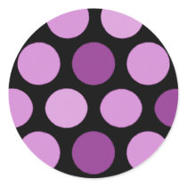 Purple Dots Stickers by mrssocolov2 Purple Dots Stickers