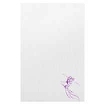 Purple Downhill Stationery Design