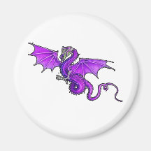 Purple Dragon Magnets