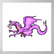 Purple Dragon Posters