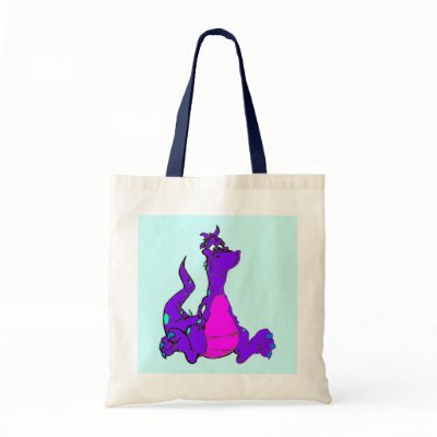 Purple Dragon Tote Tote Bag