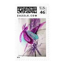 Purple Dragonflies Collection Postage Stamps