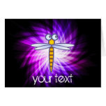 Purple Dragonfly Greeting Cards