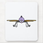 Purple Dragonfly Mouse Pad