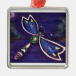 Purple Dragonfly Ornament