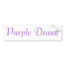 Purple Drank bumper stickers by purpledrank24 Purple Drank bumper stickers