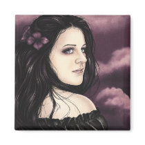 Purple Dreamland Magnet magnets