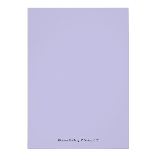 Purple Dress Brunette Quinceanera Invitations