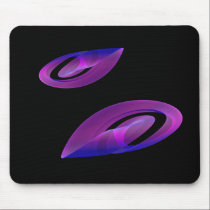 Purple Dual Fractal Mousepad mousepads