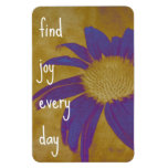 Purple Echinacea Art Joy Magnet magnets