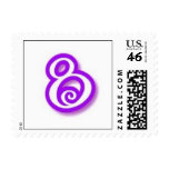 Purple Eight Postage