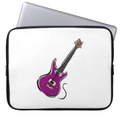 purple electric guitar music graphic.png laptop computer sleeve