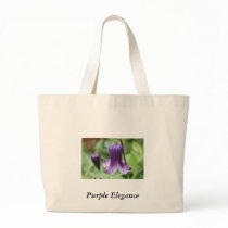 Purple Elegance Canvas Bags