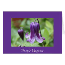 Purple Elegance Card