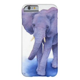 purple elephant watercolor art on multiple items! iPhone 6 case