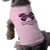 Purple Embossed Butterfly~~Don't Laugh... pet clothing