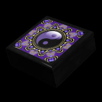 Purple Energy Yin Yang Lacquered Gift Box gift boxes