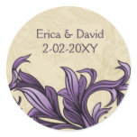 purple envelope seal