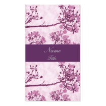 Purple Eternal Bliss business cards