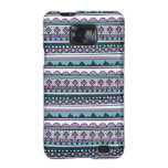 Purple ethnic pattern galaxy SII case