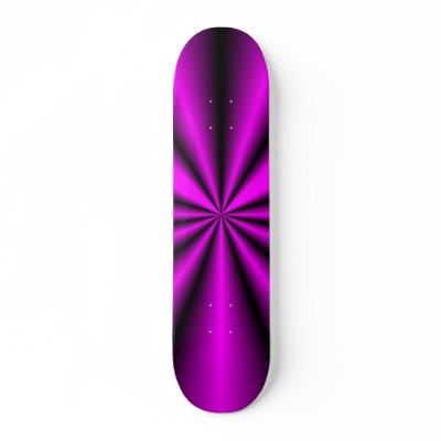 Purple Explosion Custom Skateboard by pixelholic