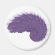 Purple Eye Fractal Magnet