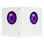 Purple Eye looking graphic, cloudy inside Binders